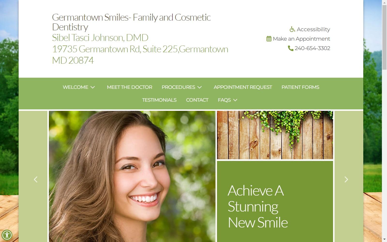 Germantown Smiles (Dr. Sibel Tasci Johnson) screenshot
