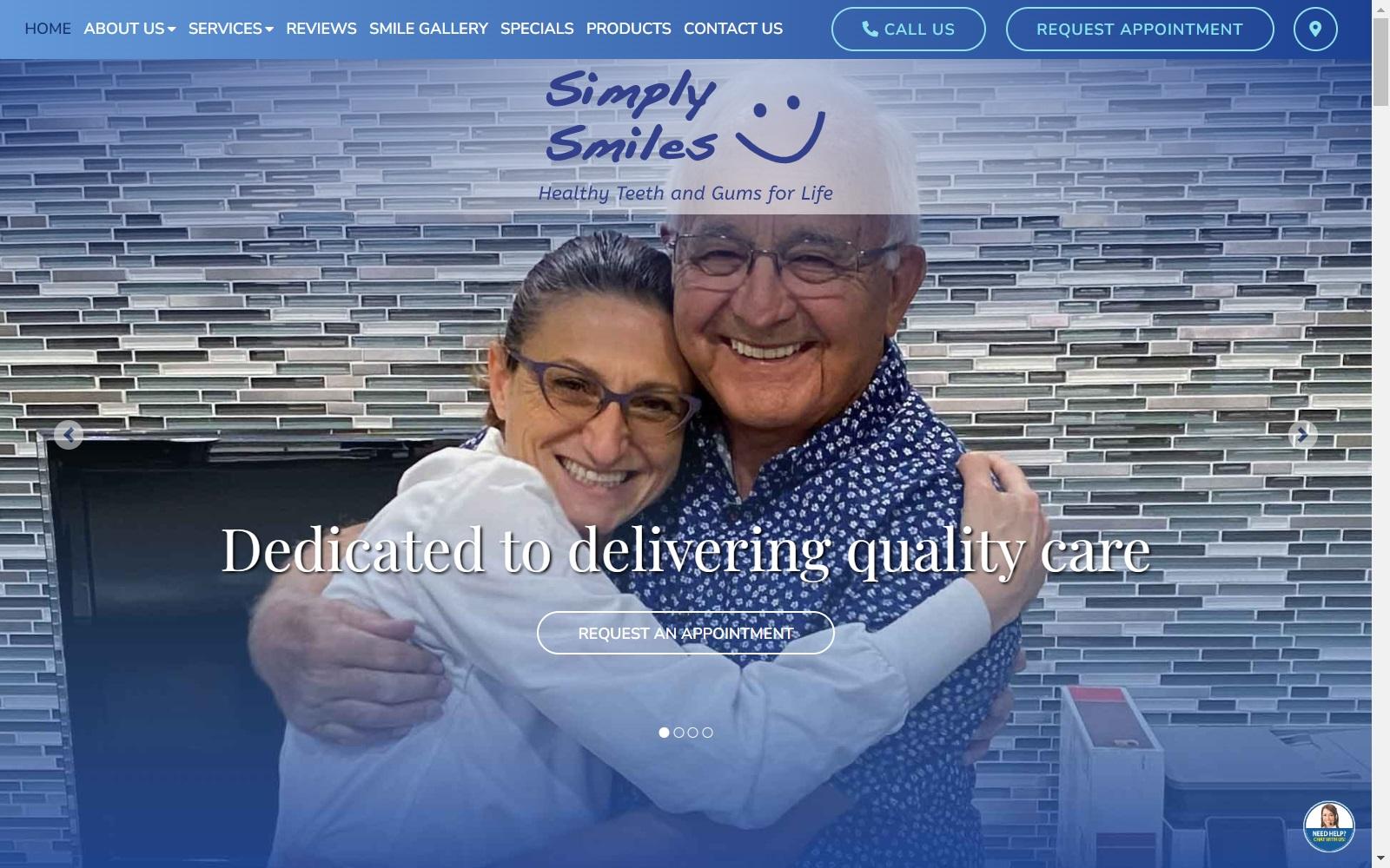 Sarasota FL Dentist - Simply Smiles screenshot