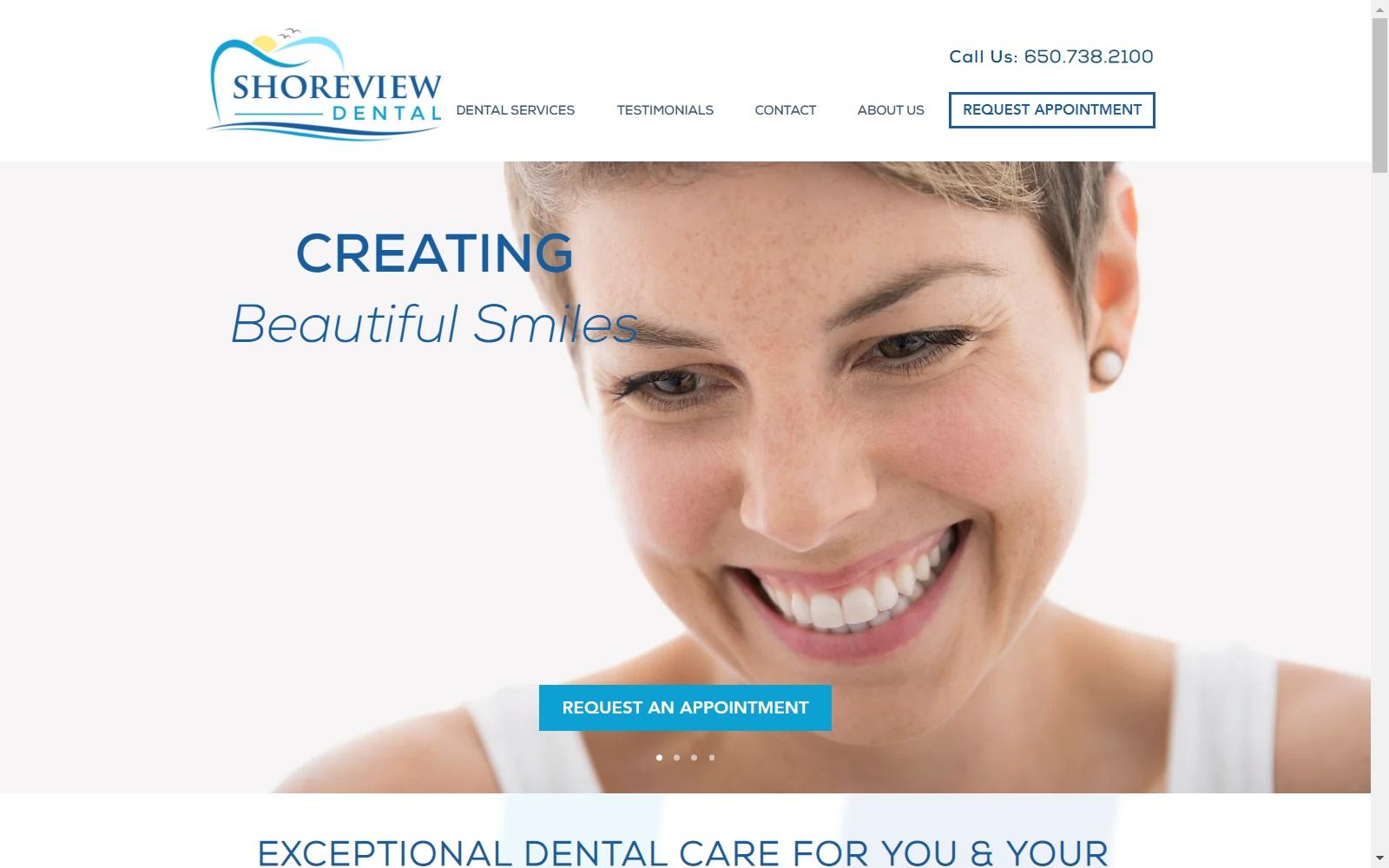 Shoreview Dental screenshot