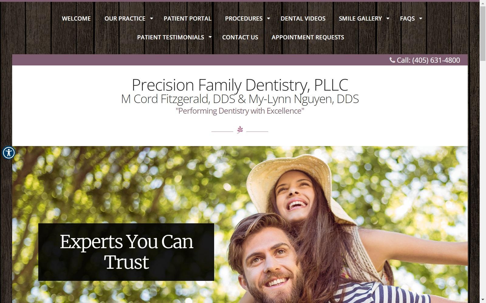 Precision Family Dentistry, PLLC screenshot