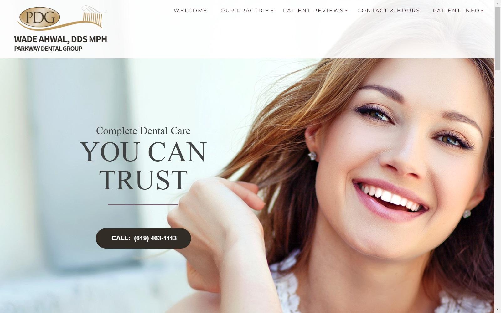 Wade Ahwal DDS MPH Parkway Dental Group PDG