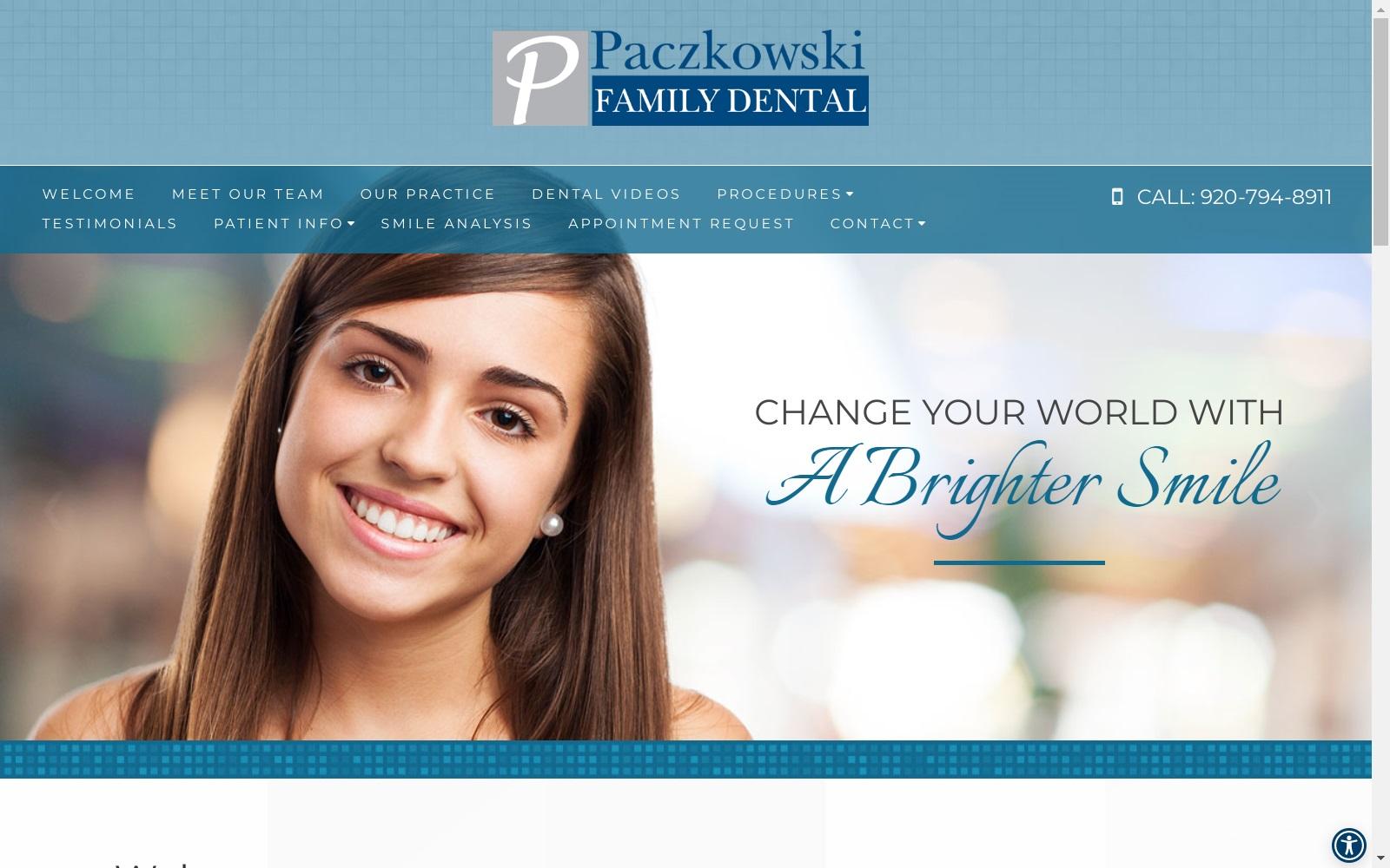 Paczkowski Family Dental screenshot