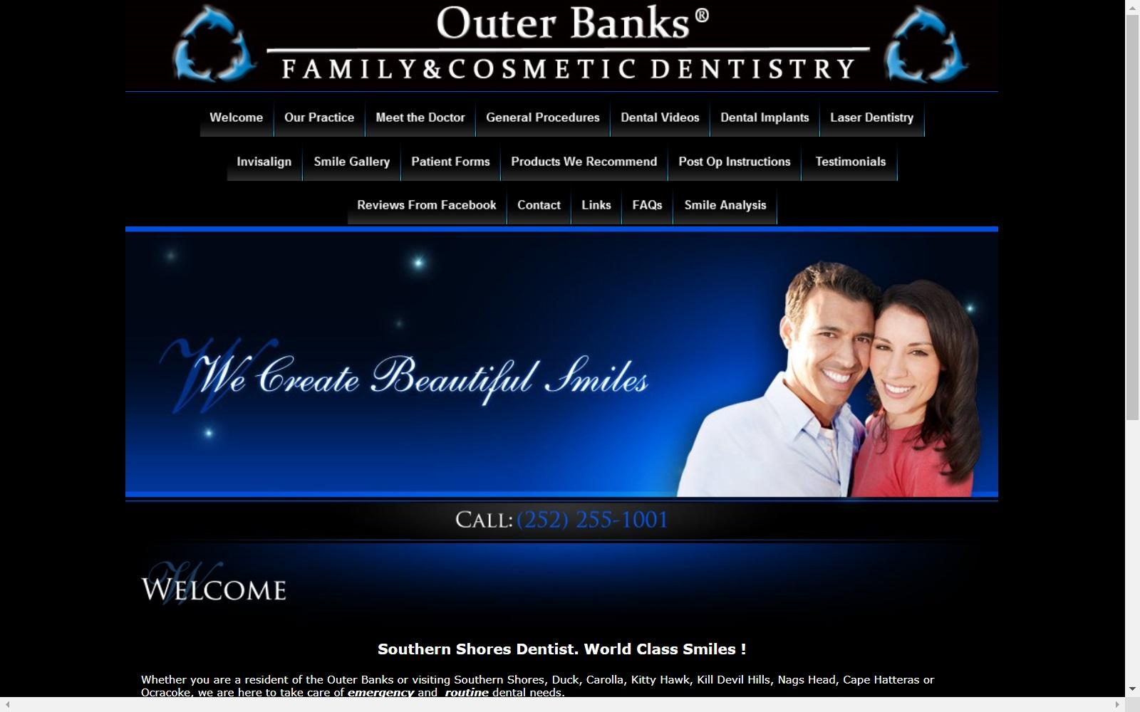 Outer Banks Cosmetic & Family Dentistry screenshot