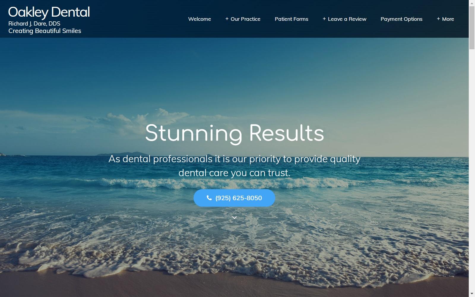 Oakley Dental screenshot