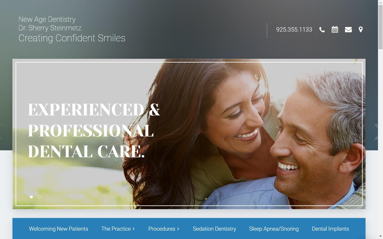 New Age Dentistry Dr. Sherry Steinmetz screenshot