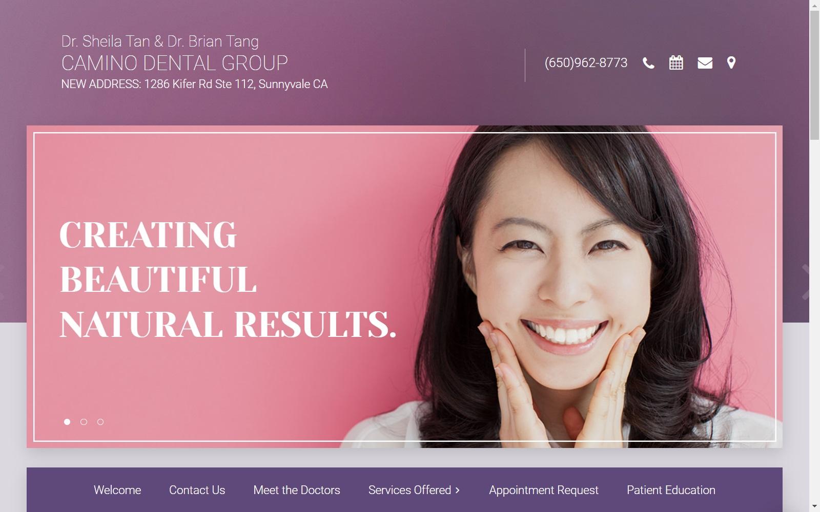 Camino Dental Group Inc Tang Brian DDS screenshot