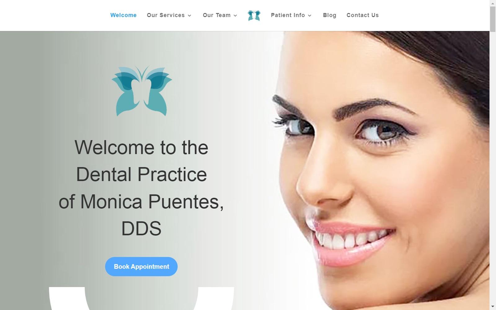 Monica Puentes, DDS screenshot