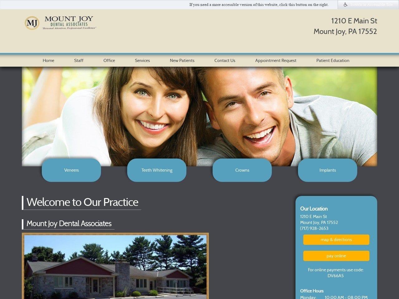 Mt Joy Dental Associates screenshot