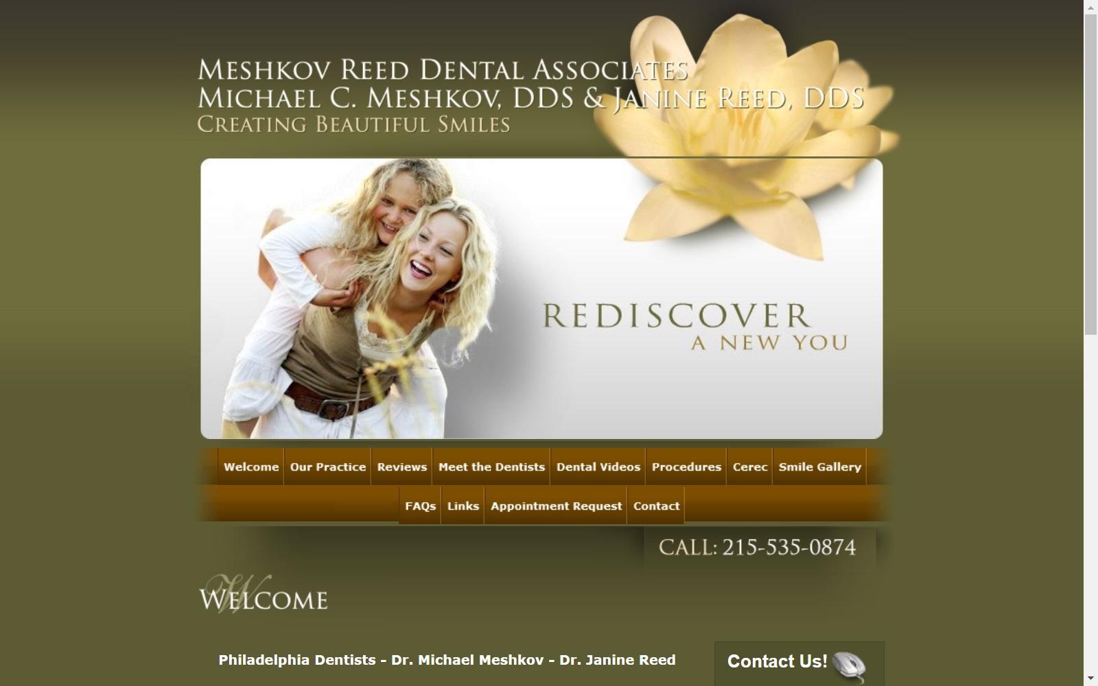 Meshkov Reed Dental Associates screenshot