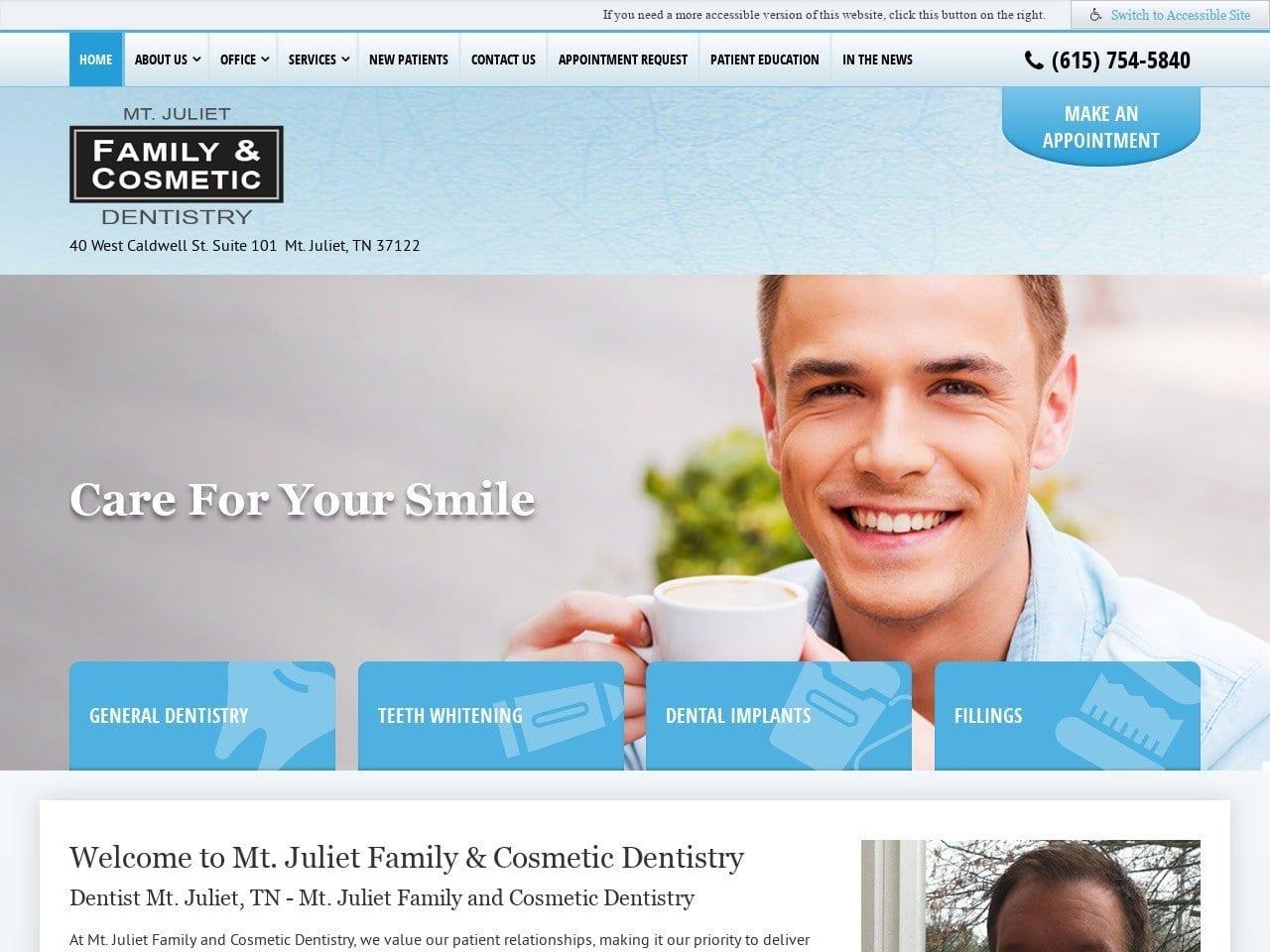 Mt Juliet Family & Cosmetic Dentristry