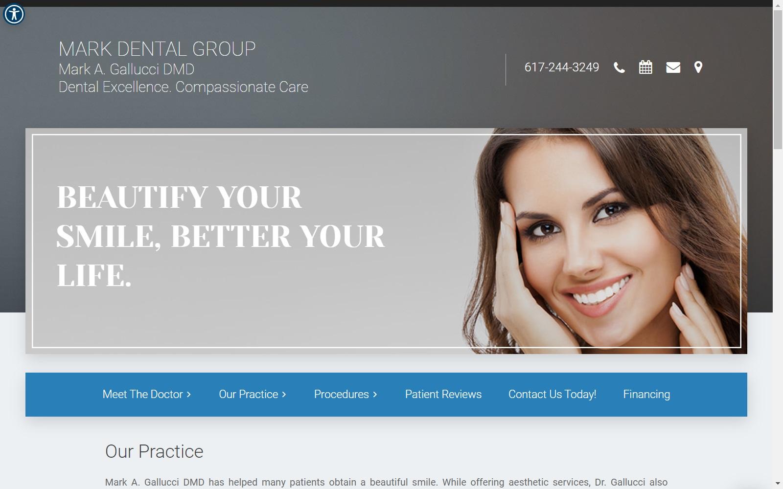 Mark Dental Group screenshot