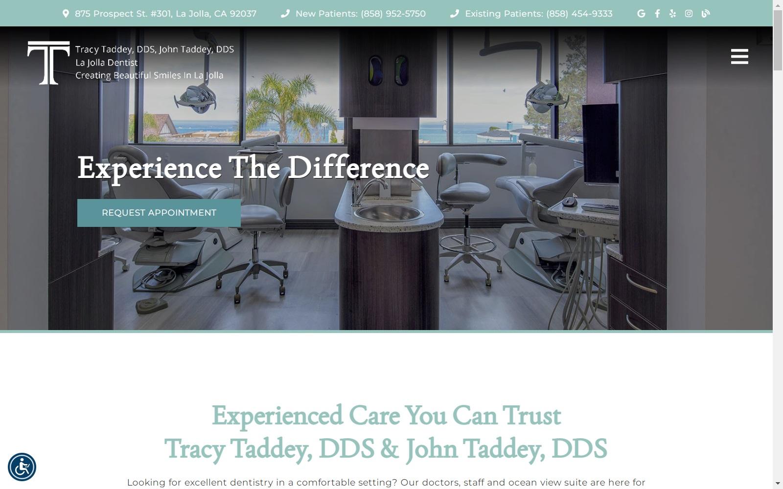 Taddey John J DDS screenshot