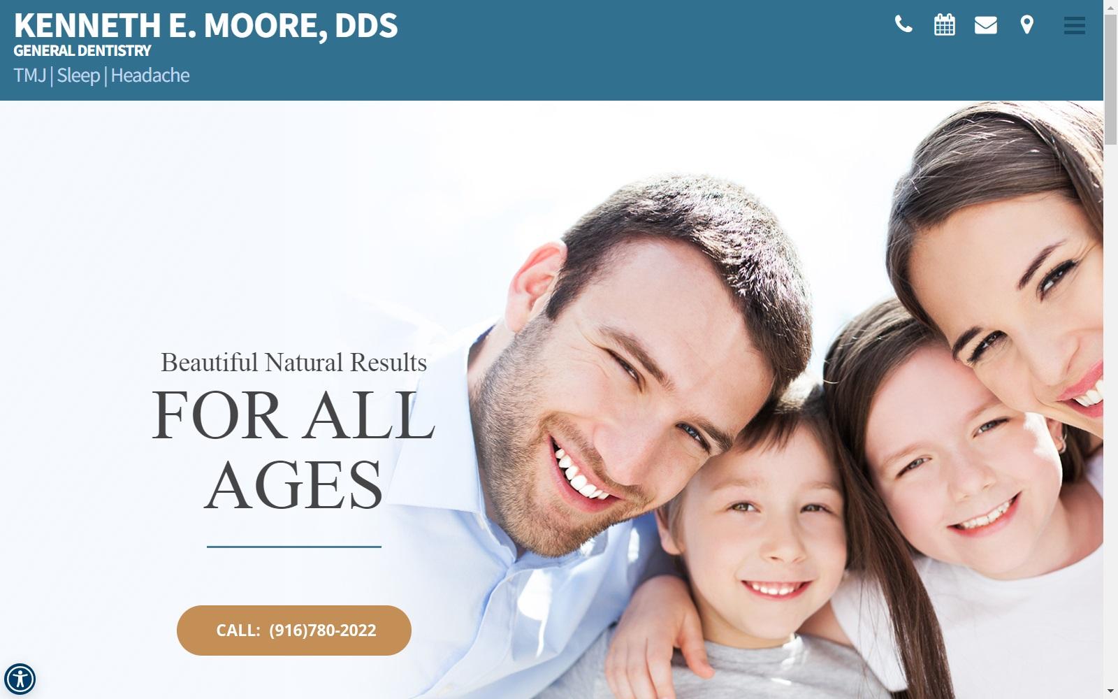 Kenneth Moore DDS screenshot