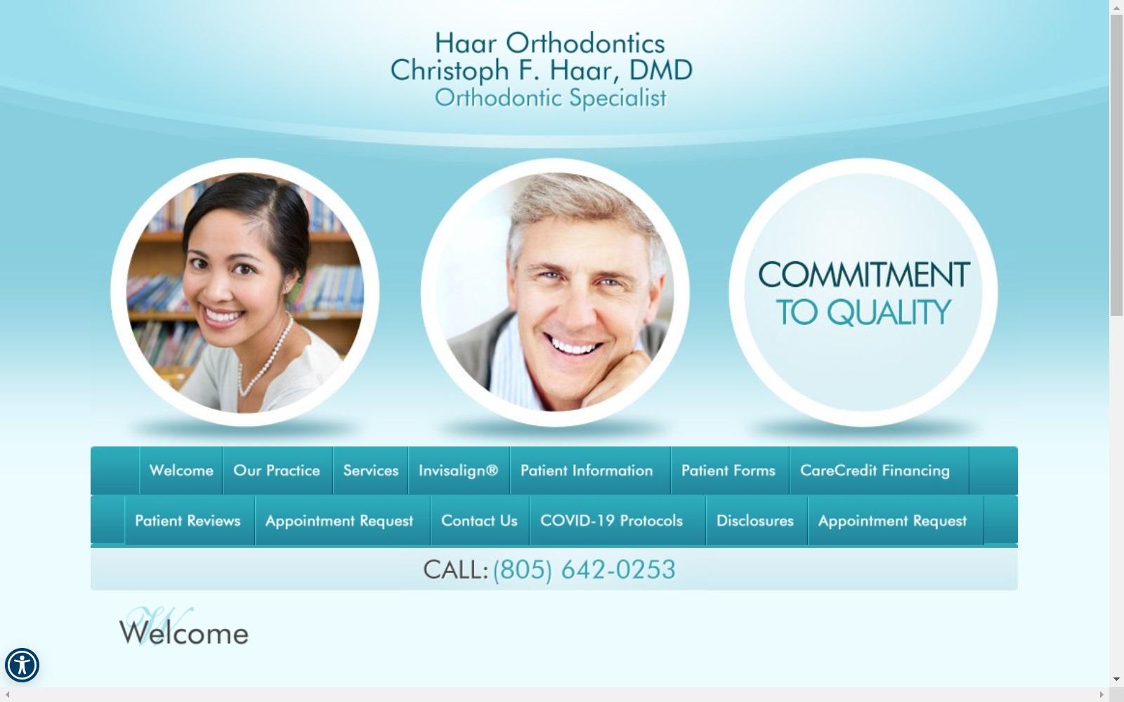 Haar Orthodontics screenshot