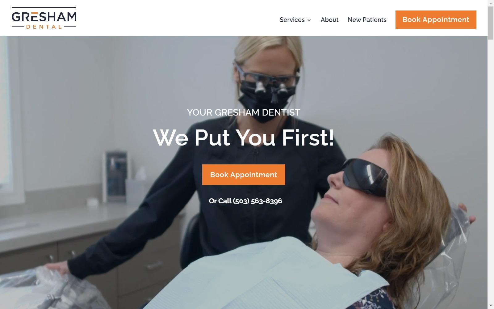 Gresham Dental screenshot