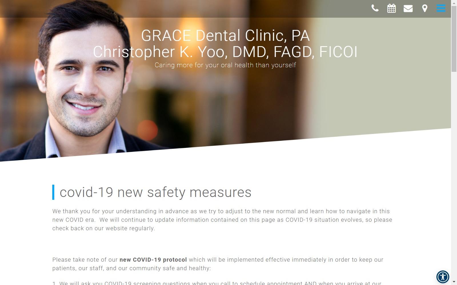 Grace Dental Clinic PA screenshot