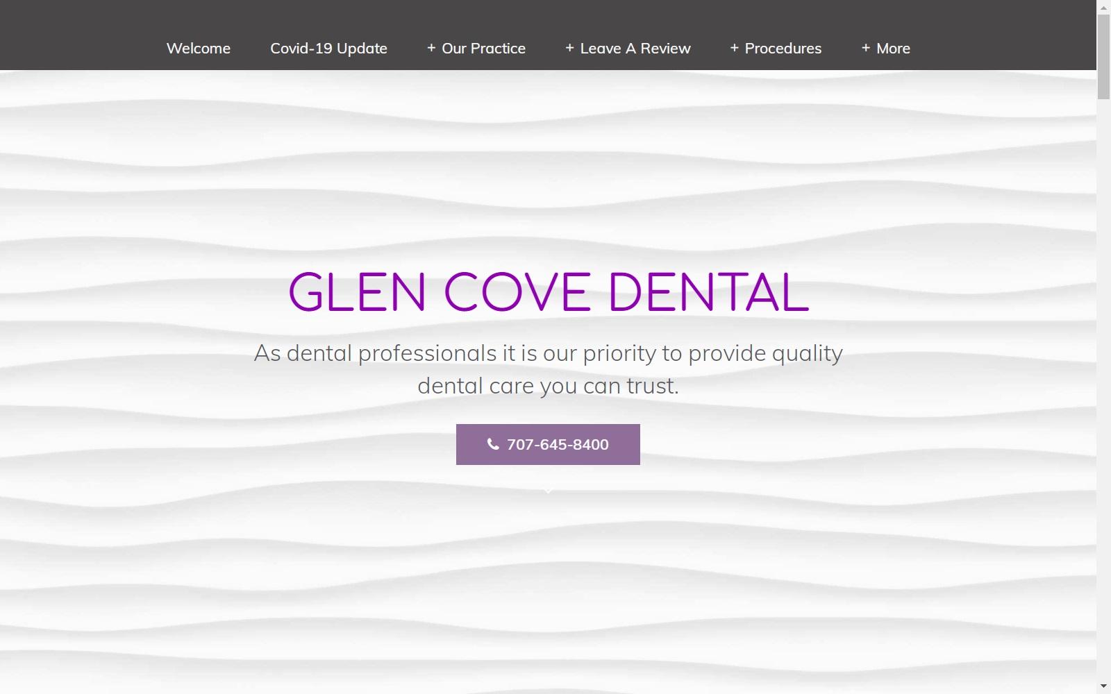 Glen Cove Dental screenshot