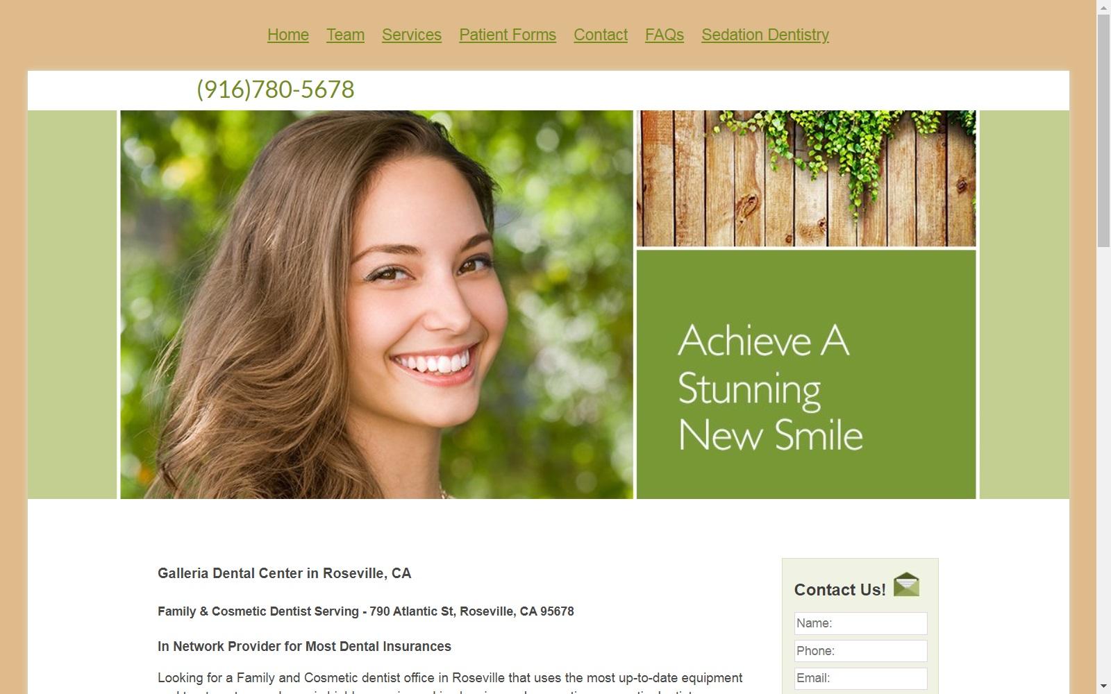 Galleria Dental Center screenshot