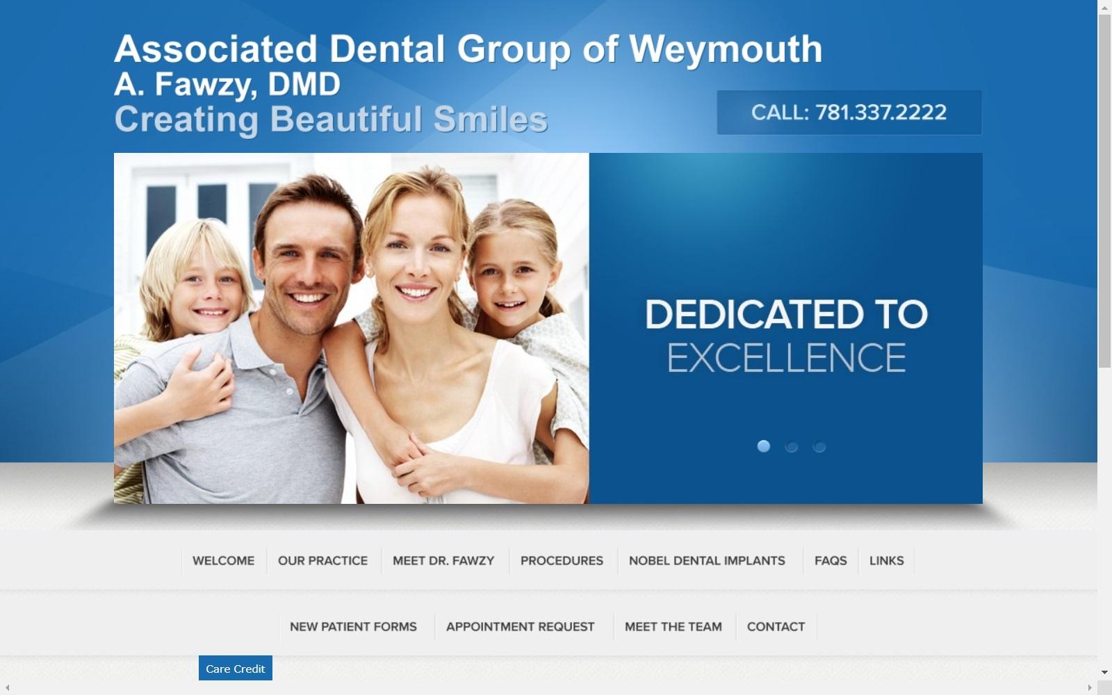 Associated Dental Group of Weymouth screenshot