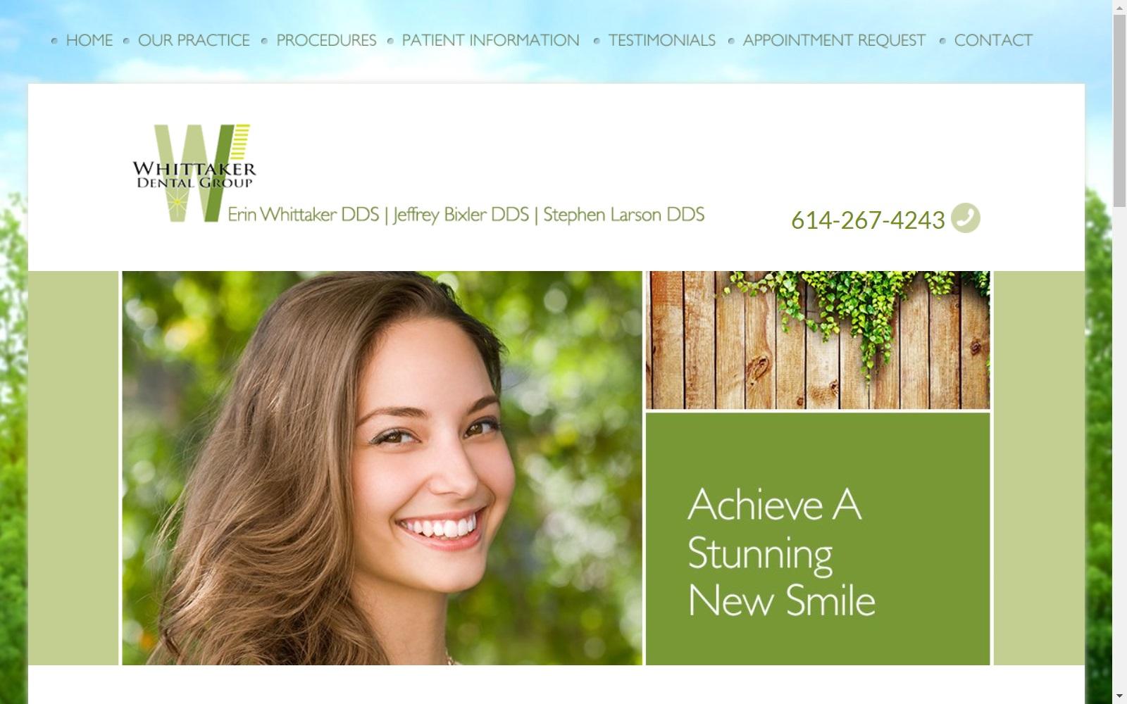Whittaker Dental Group screenshot