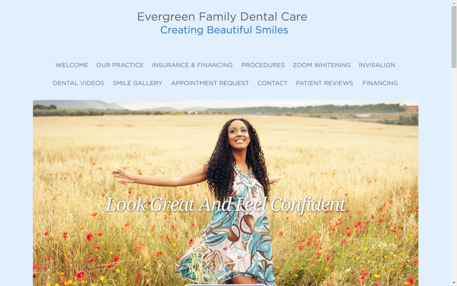 Evergreen Family Dental Care screenshot