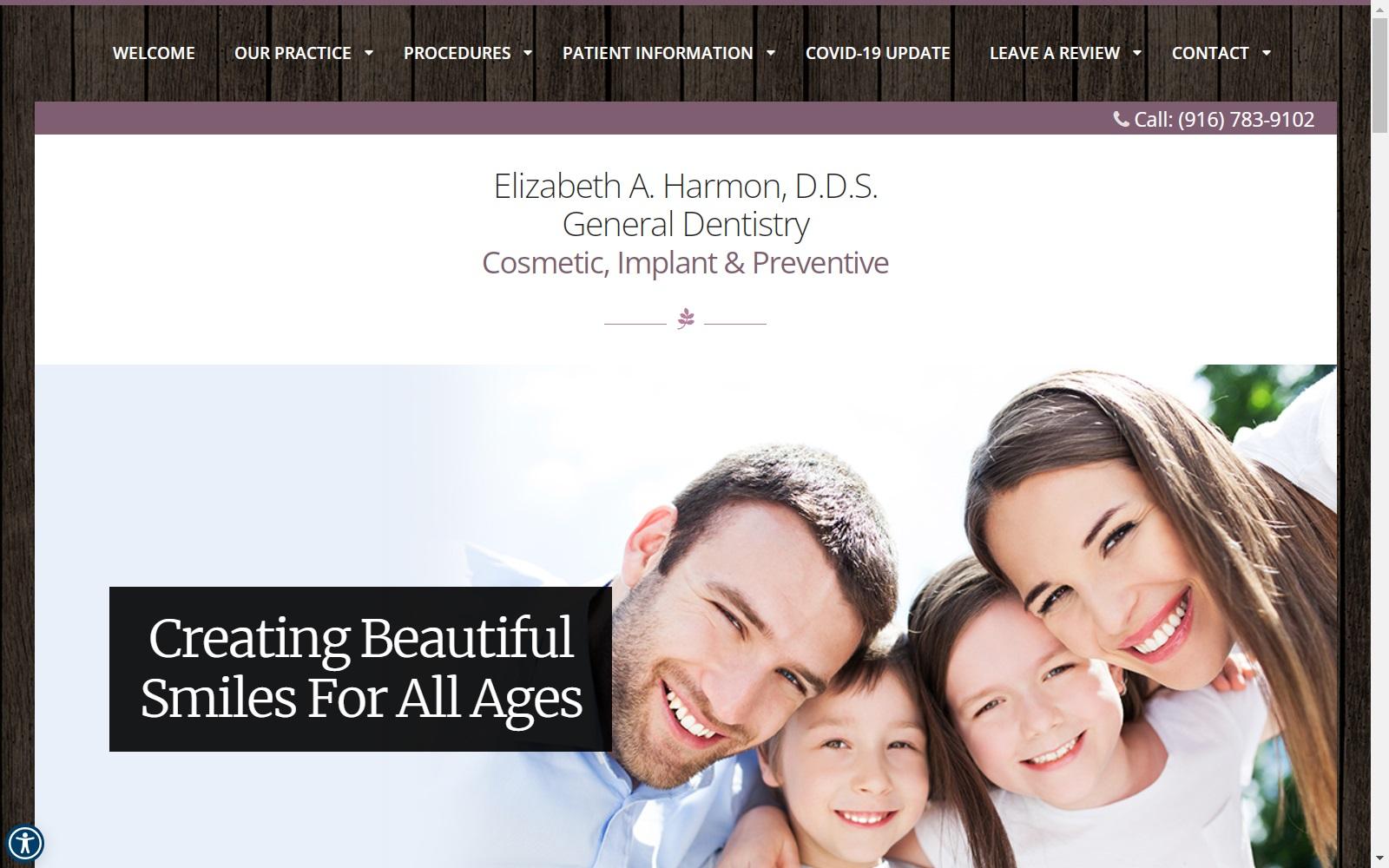 Harmon Elizabeth DDS screenshot