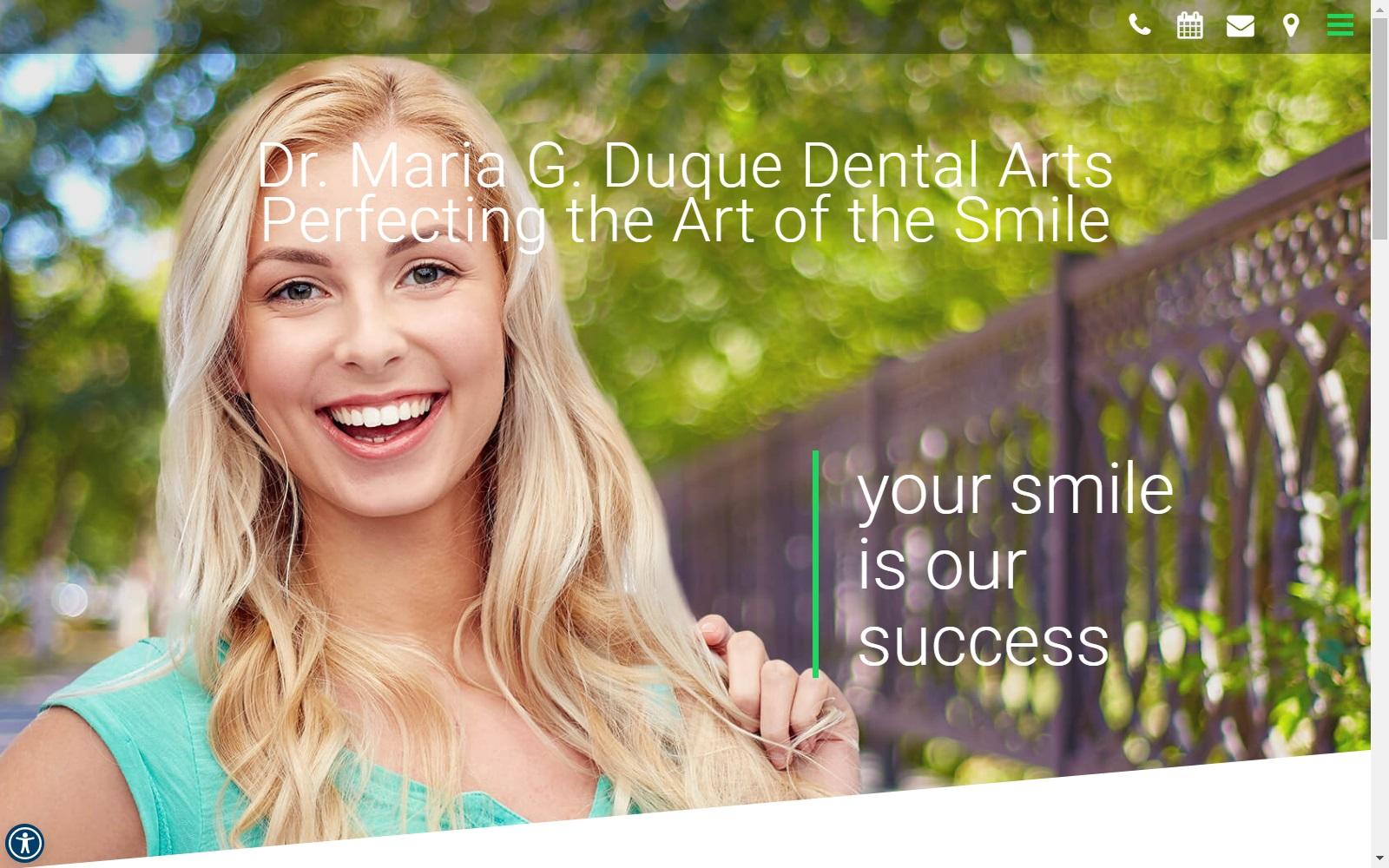 Maria G. Duque D.D.S. screenshot