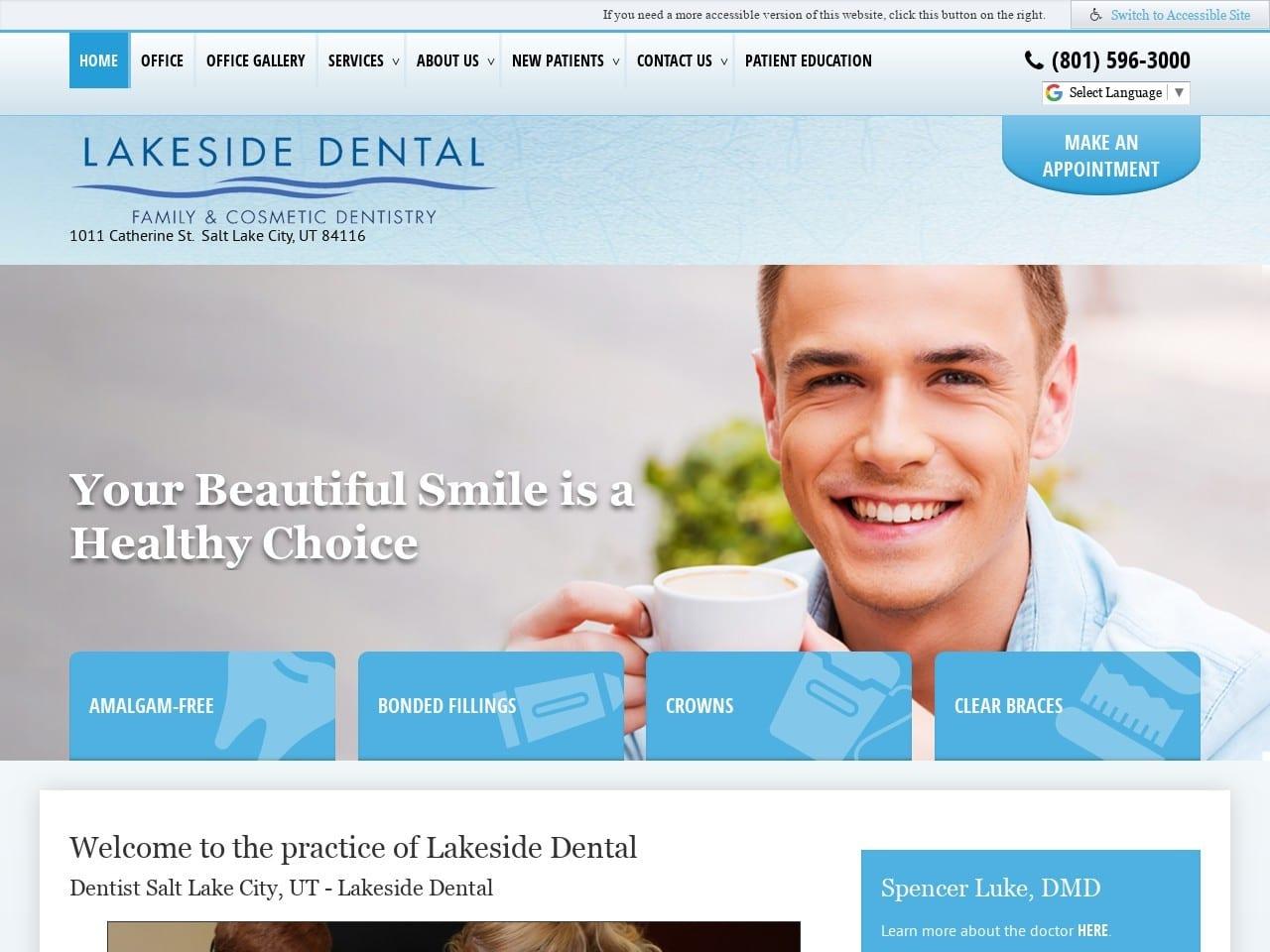Lakeside Dental Luke Spencer DDS screenshot