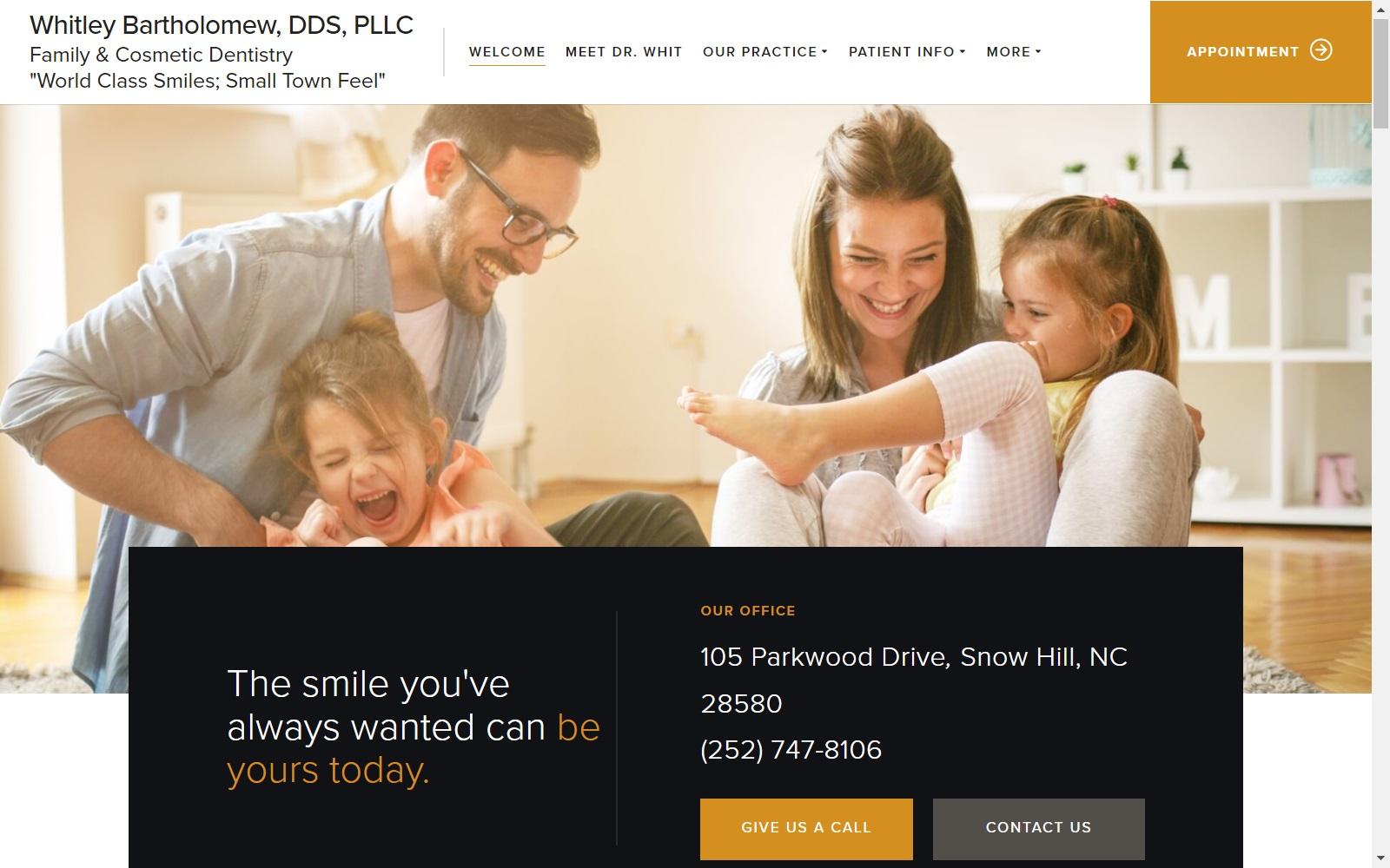 Robert E. McArthur DDS, PA screenshot