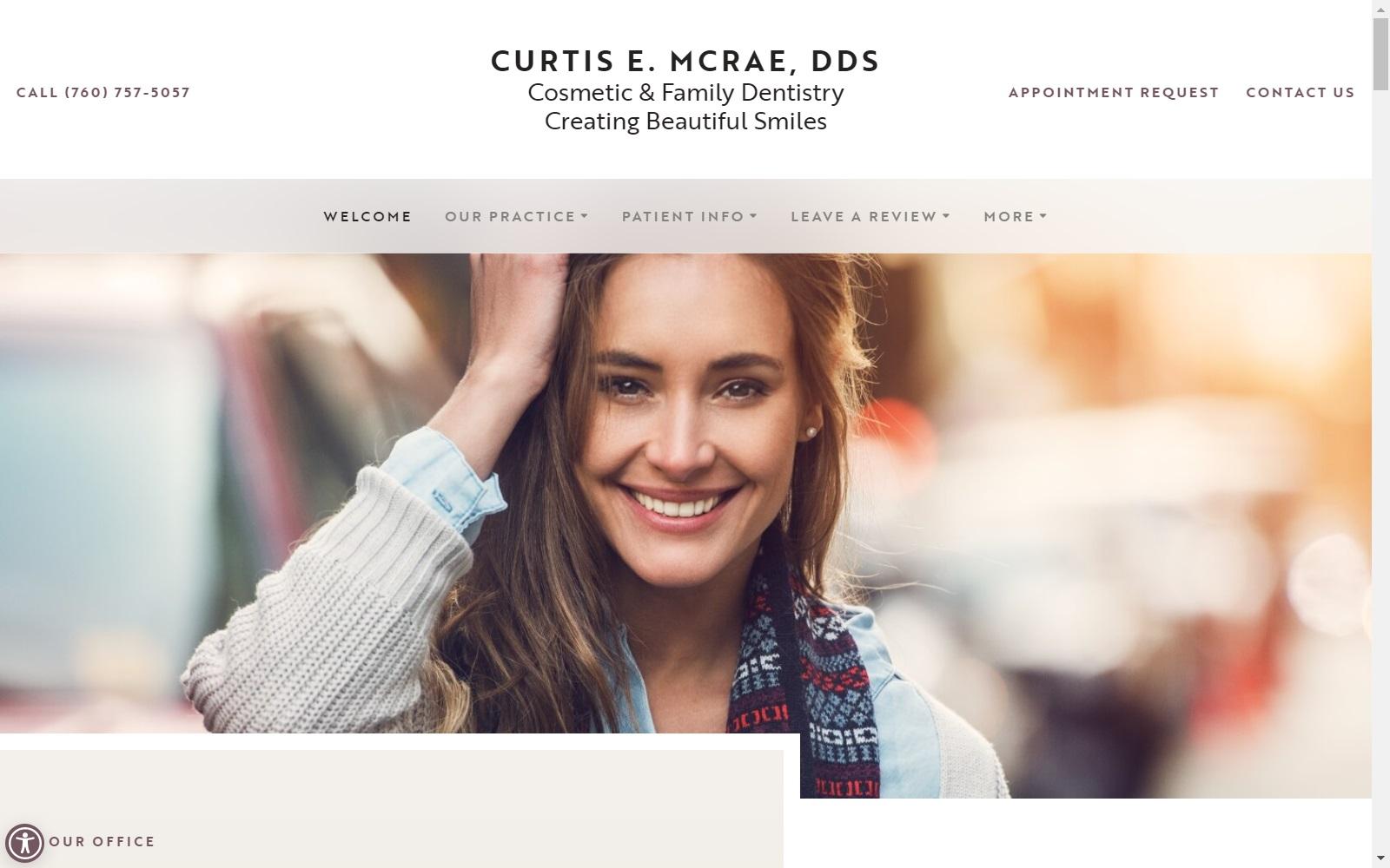 Dr. Curtis E. McRae DDS screenshot