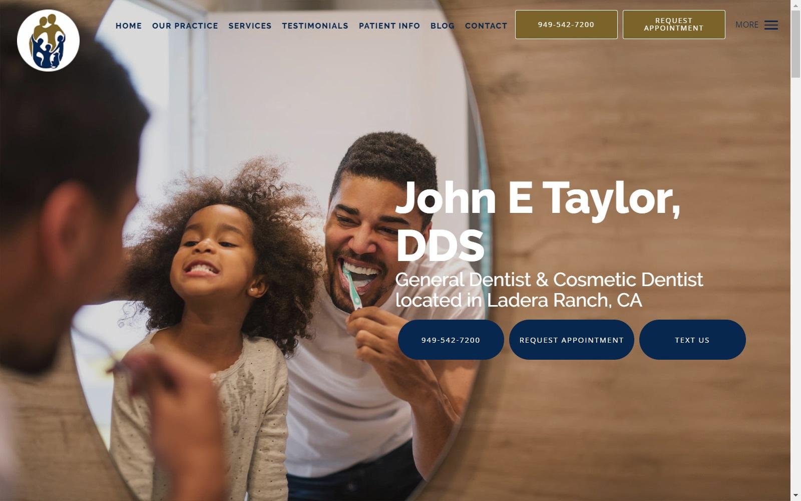 John E. Taylor D.D.S. screenshot