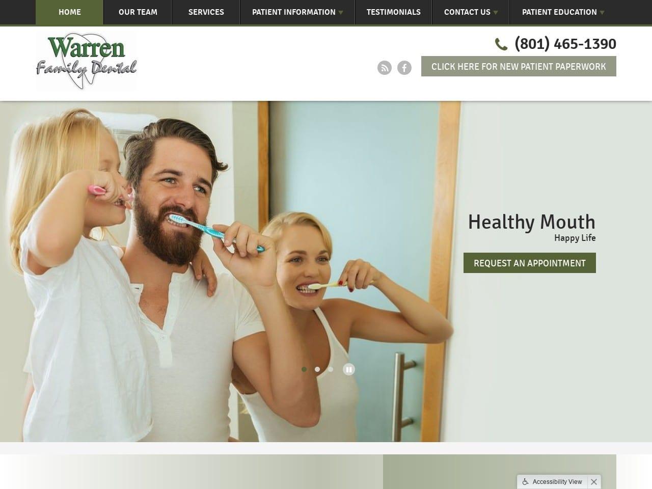 Warren Family Dental screenshot