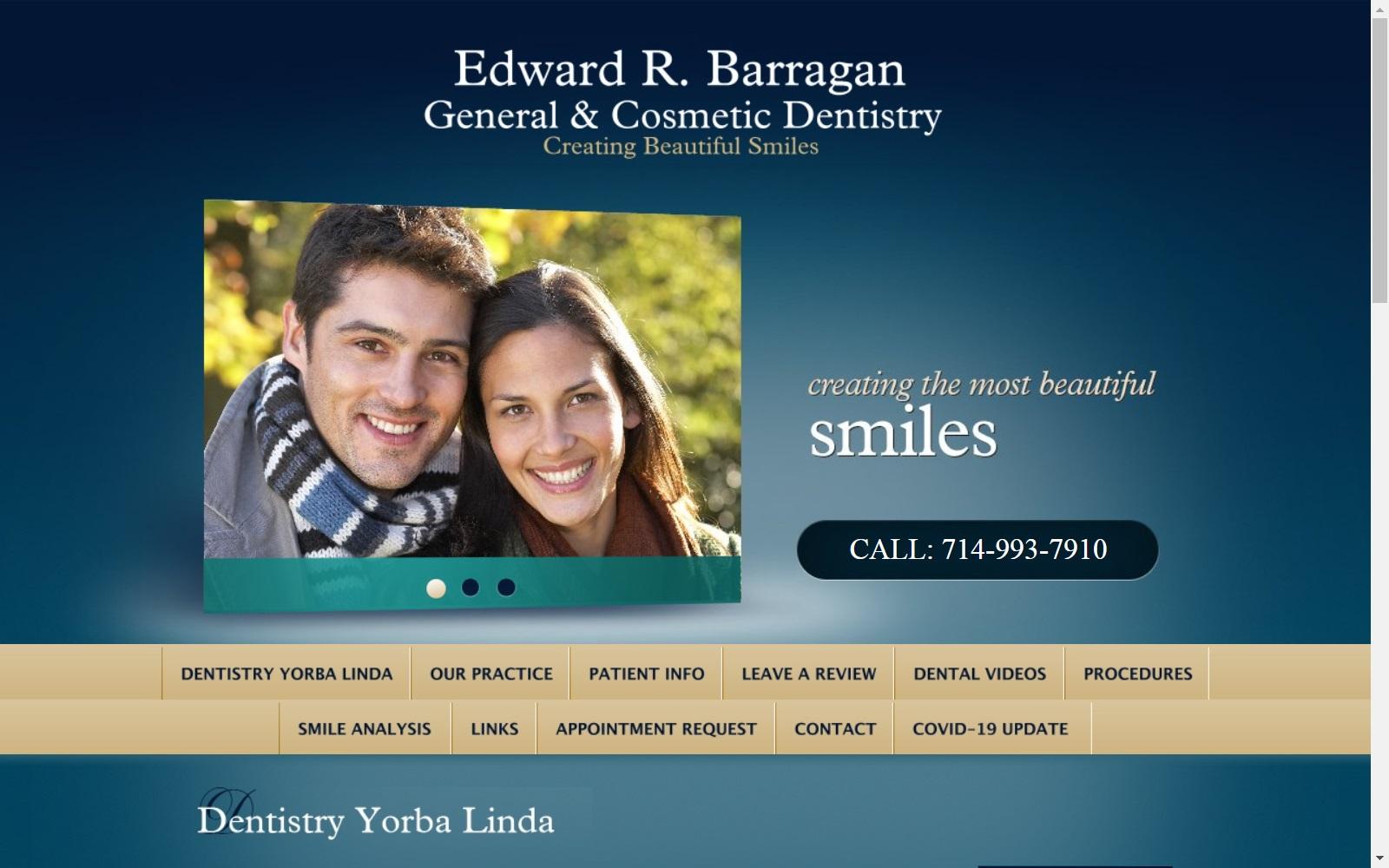 Dr. Edward R Barragan, DDS screenshot