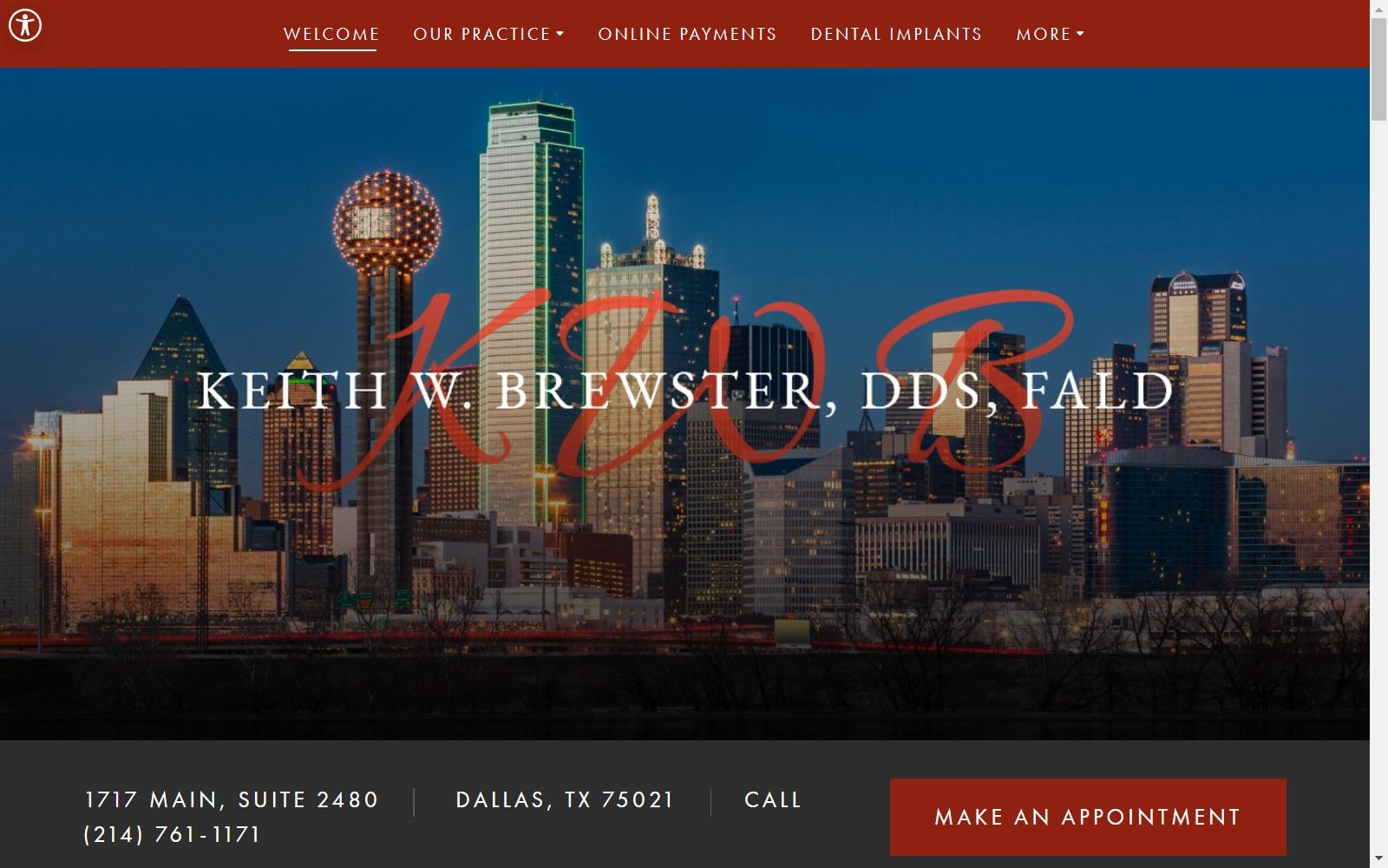 Dr. Keith W. Brewster DDS screenshot