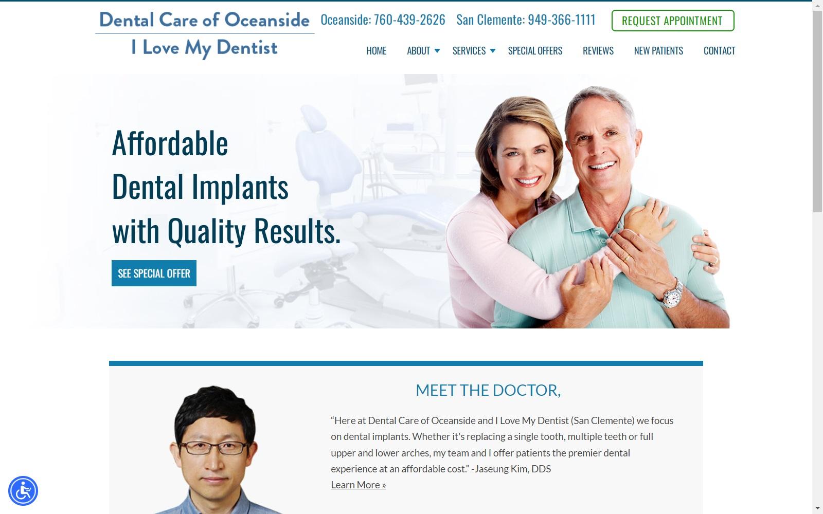 Dental Care of Oceanside screenshot