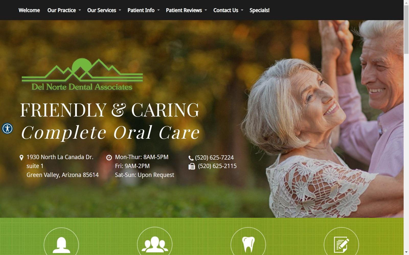 Del Norte Dental Associates screenshot