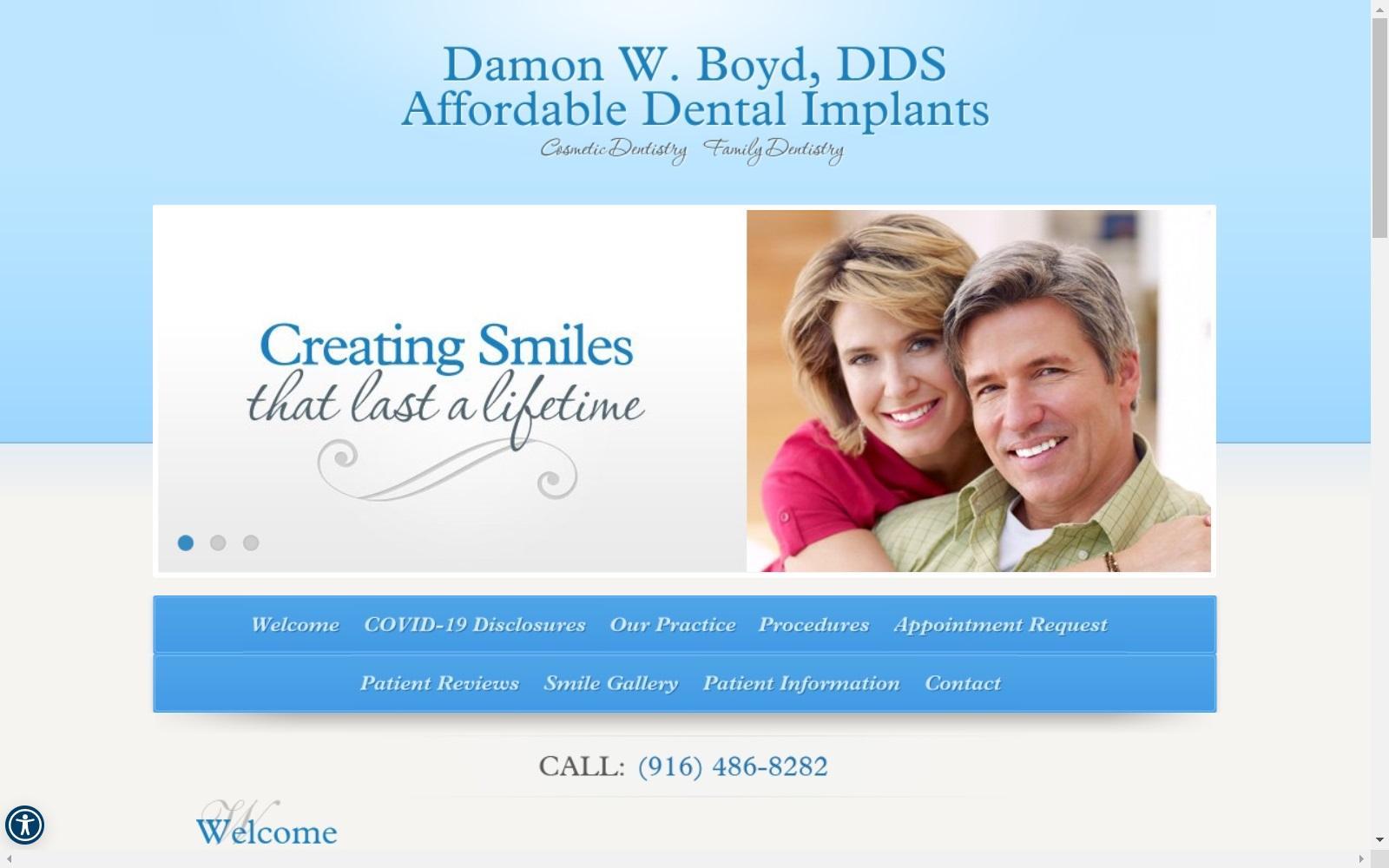 Damon W. Boyd DDS screenshot