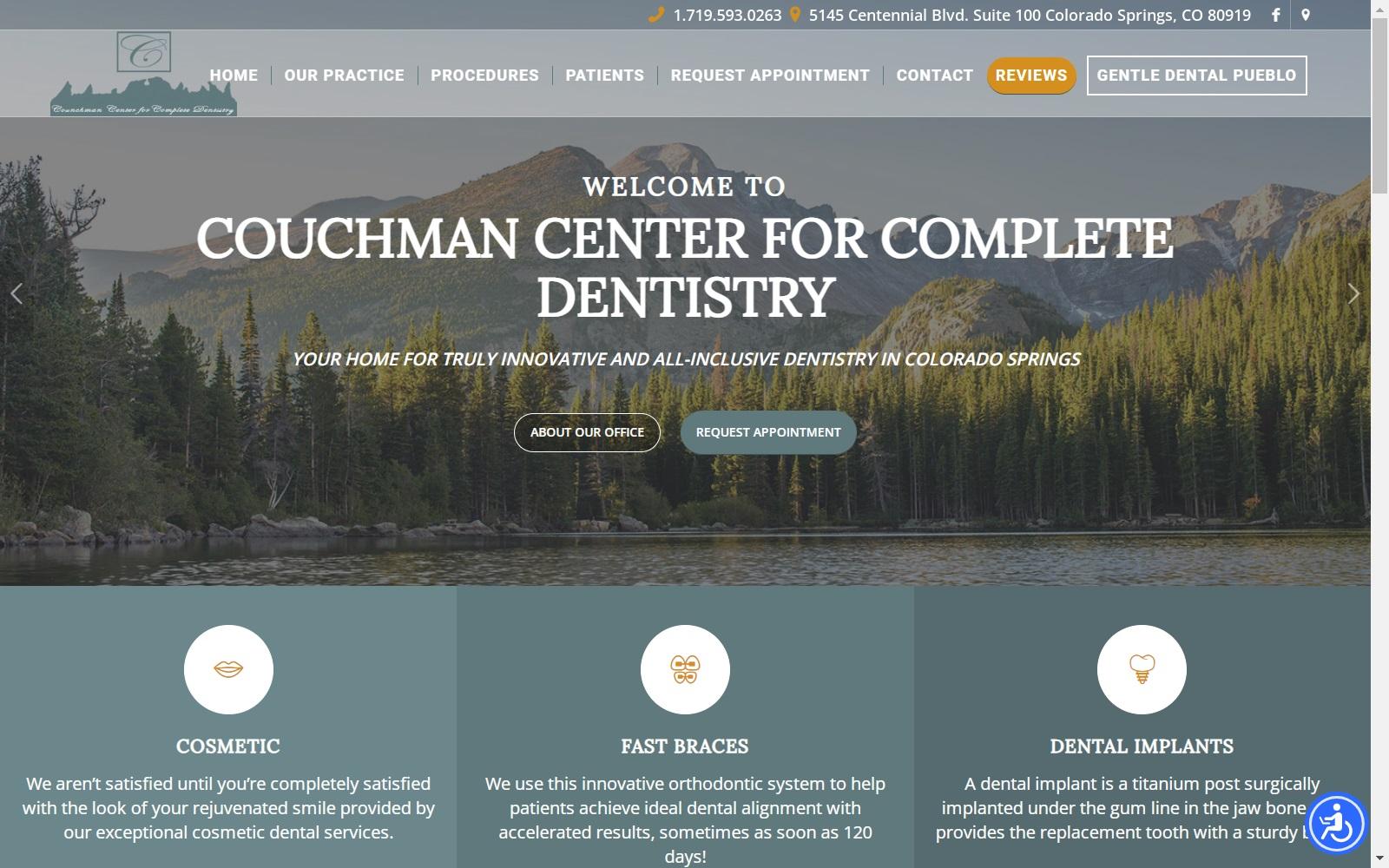 Couchman Center for Complete Dentistry screenshot