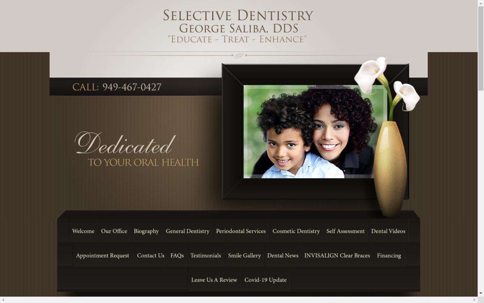 Corona Del Mar Dentist screenshot