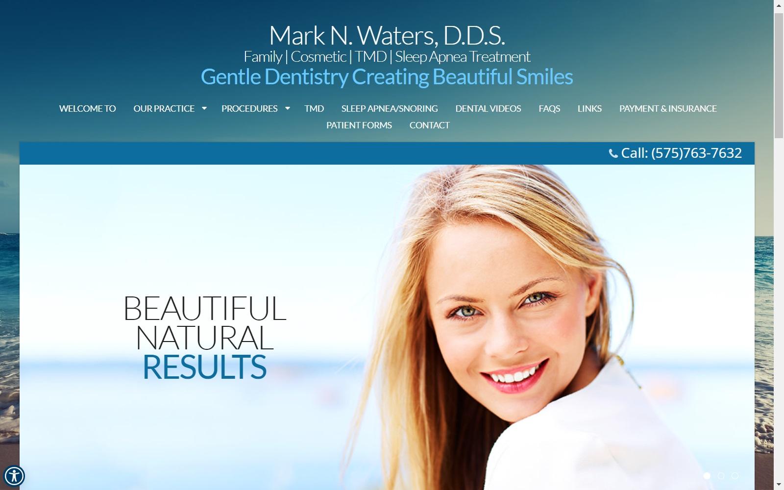 Dr. Mark N. Waters, DDS screenshot