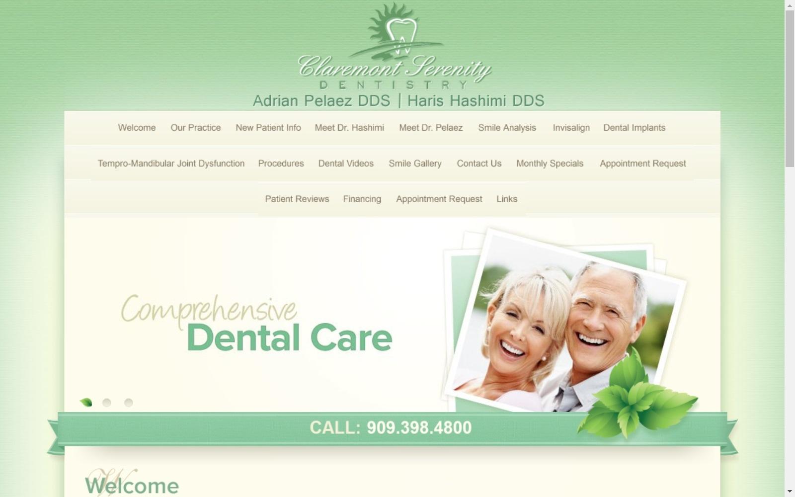 Claremont Serenity Dentistry screenshot