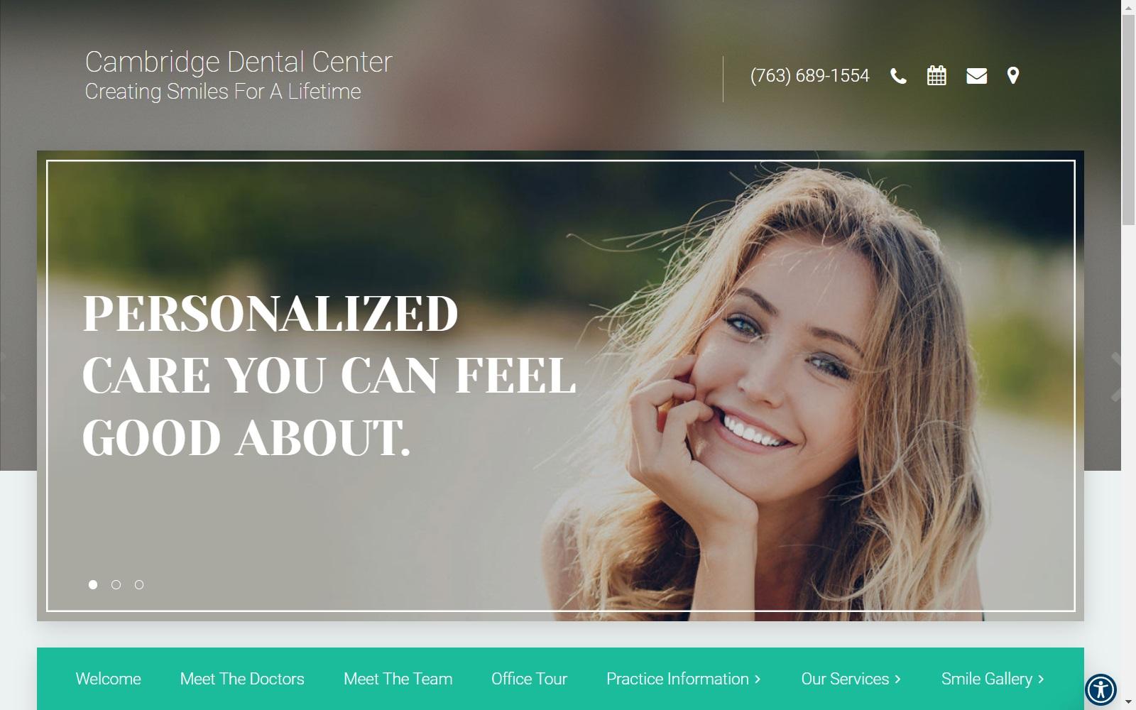 Cambridge Dental Center screenshot