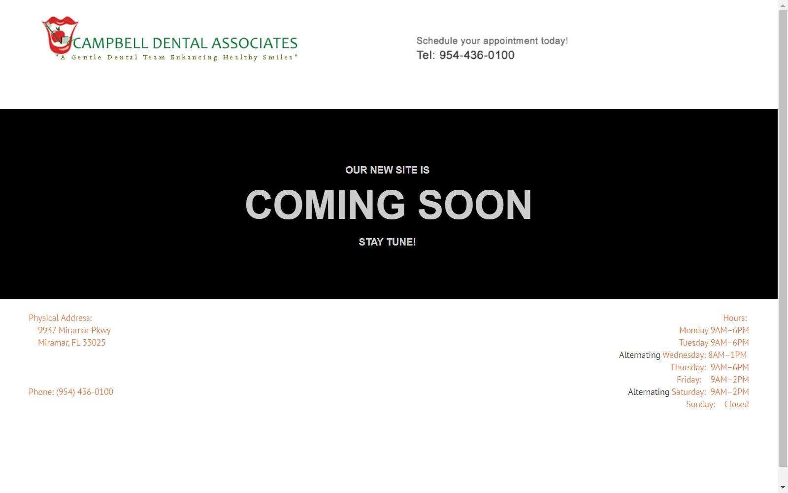 Campbell Dental Associates screenshot