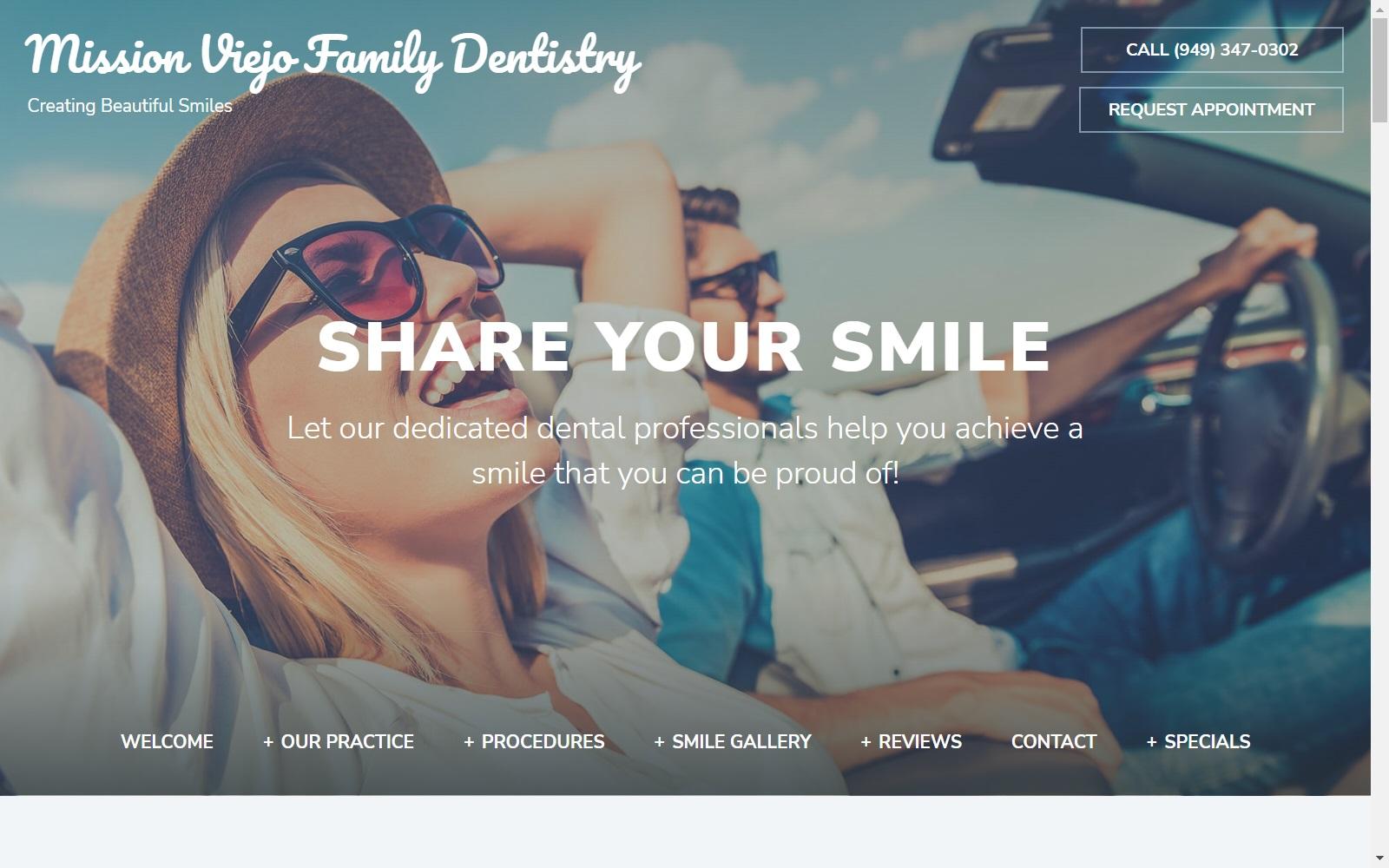 Mission Viejo Family Dentistry screenshot