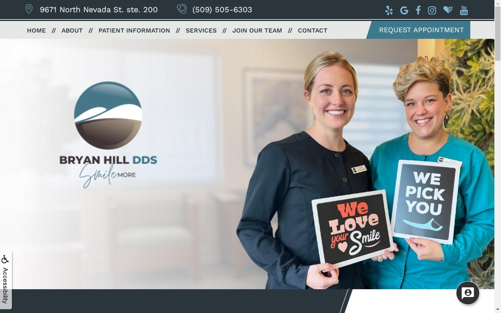 Bryan P Hill DDS screenshot
