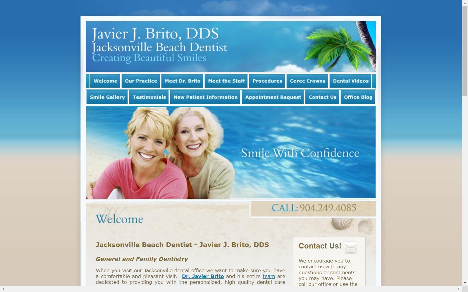 Brito Javier J DDS screenshot