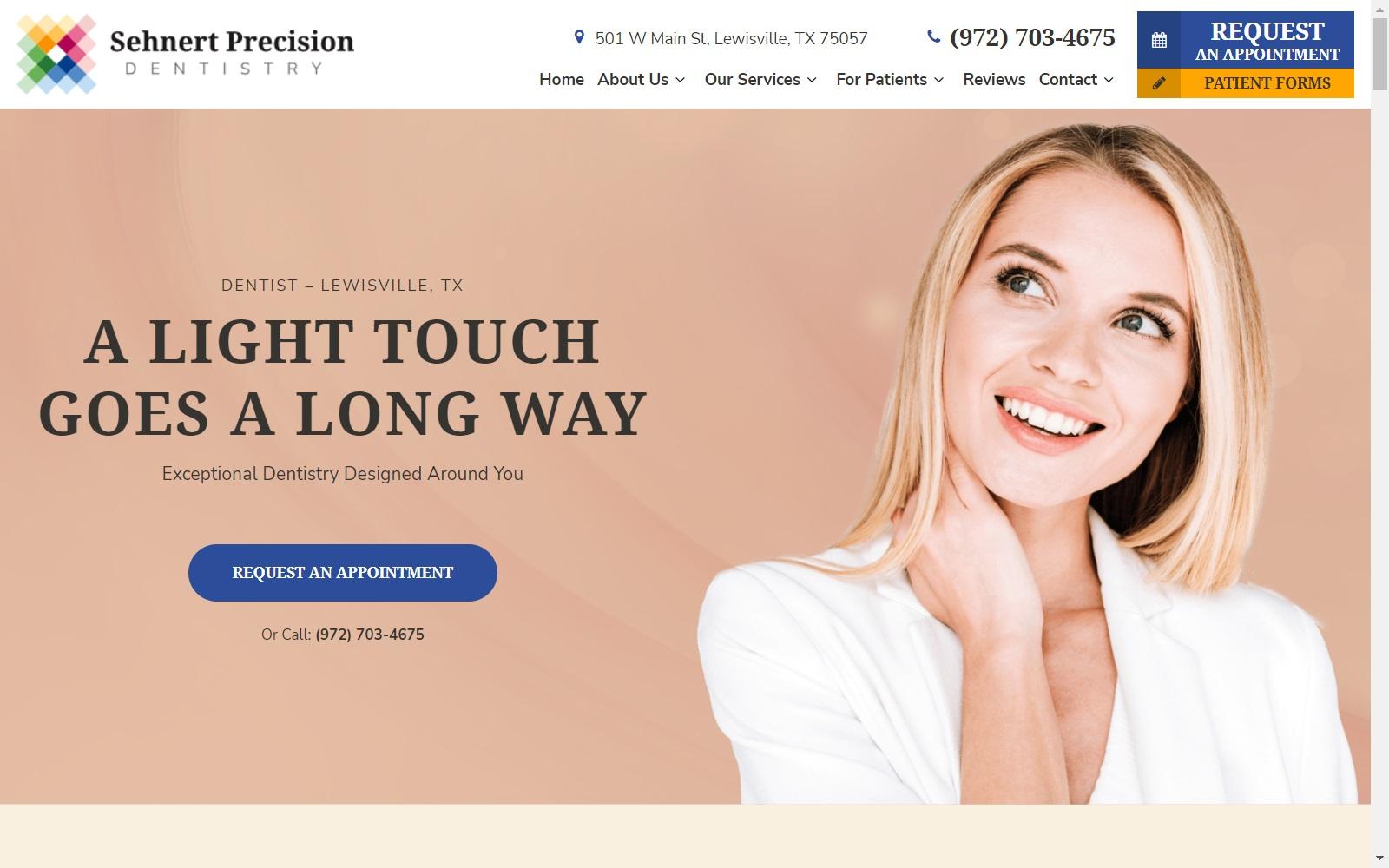 Sehnert Precision Dentistry screenshot