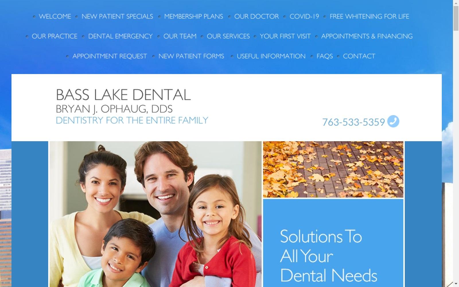 Bass Lake Dental screenshot
