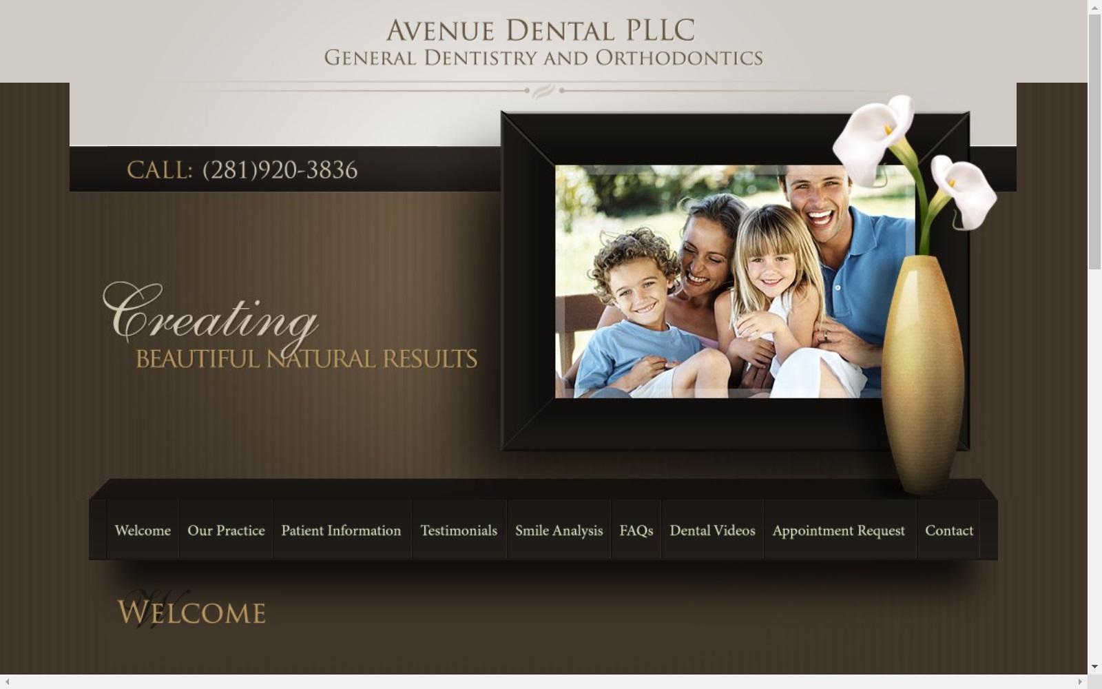 Avenue Dental PLLC screenshot