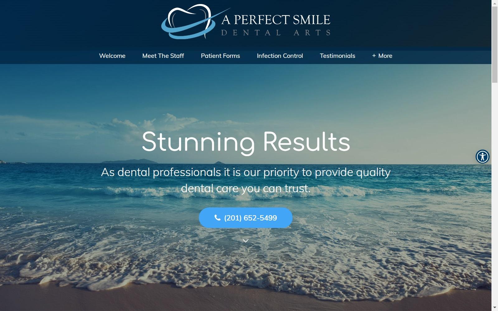 A Perfect Smile Dental screenshot